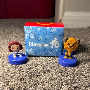 Disney 70th Anniversary Collectibles - Black Widow & Beast